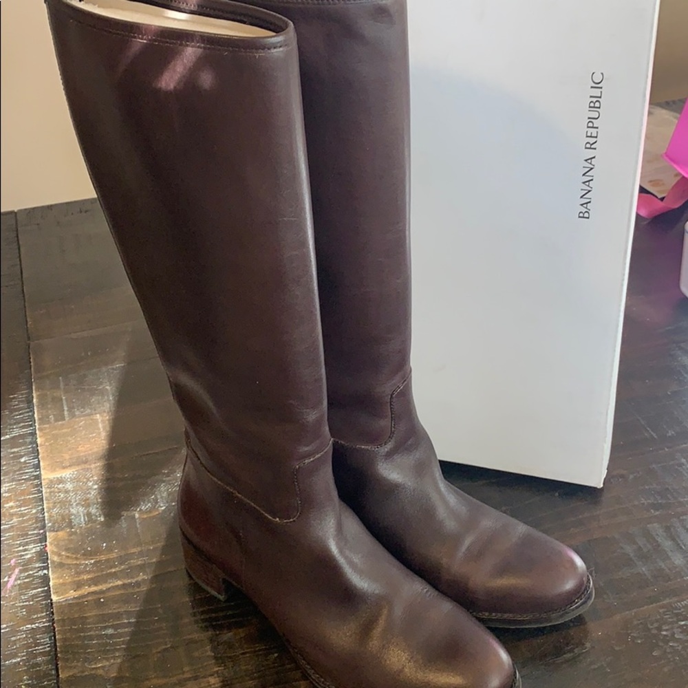 Banana Republic leather boots